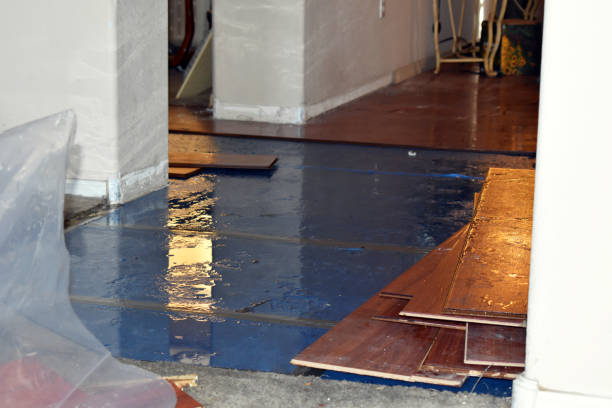 Professional Sewage Cleanup technician working in Aston, PA